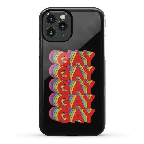 Gay Retro Rainbow Phone Case